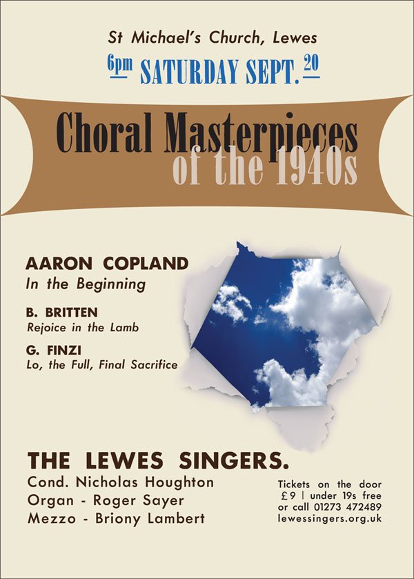 Lewes Singers concert Sept 20 2014